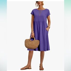 NWOT Amazon crew neck dress